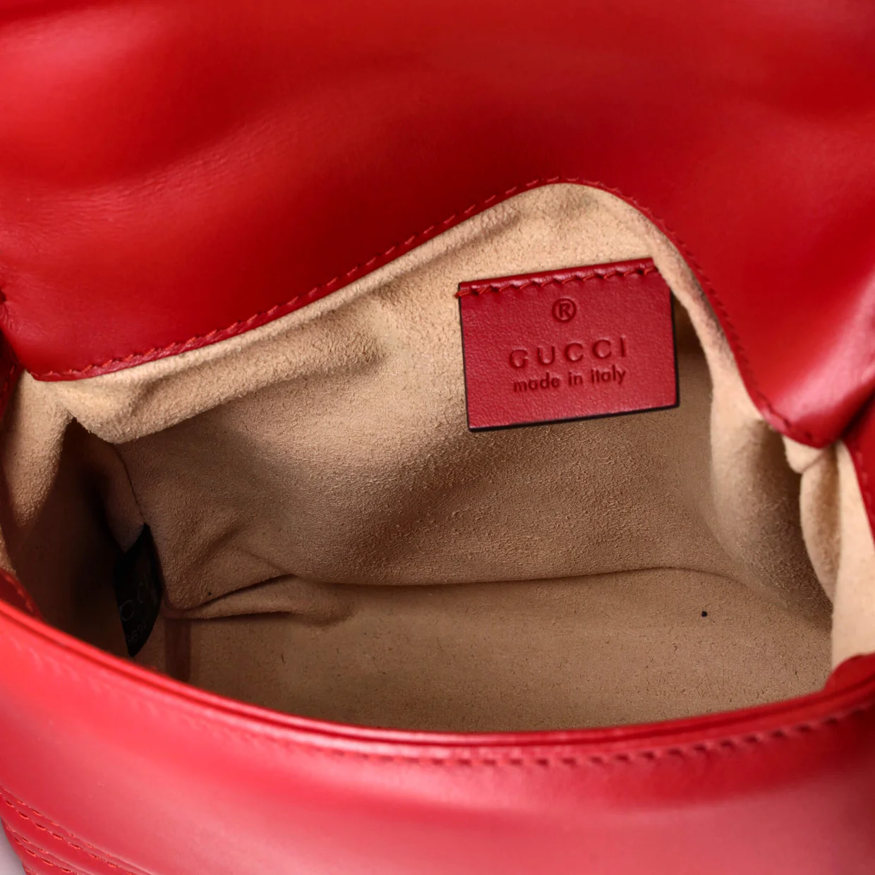 GG Marmont Top Handle Flap Bag Matelasse Leather Mini - Deep Luxury