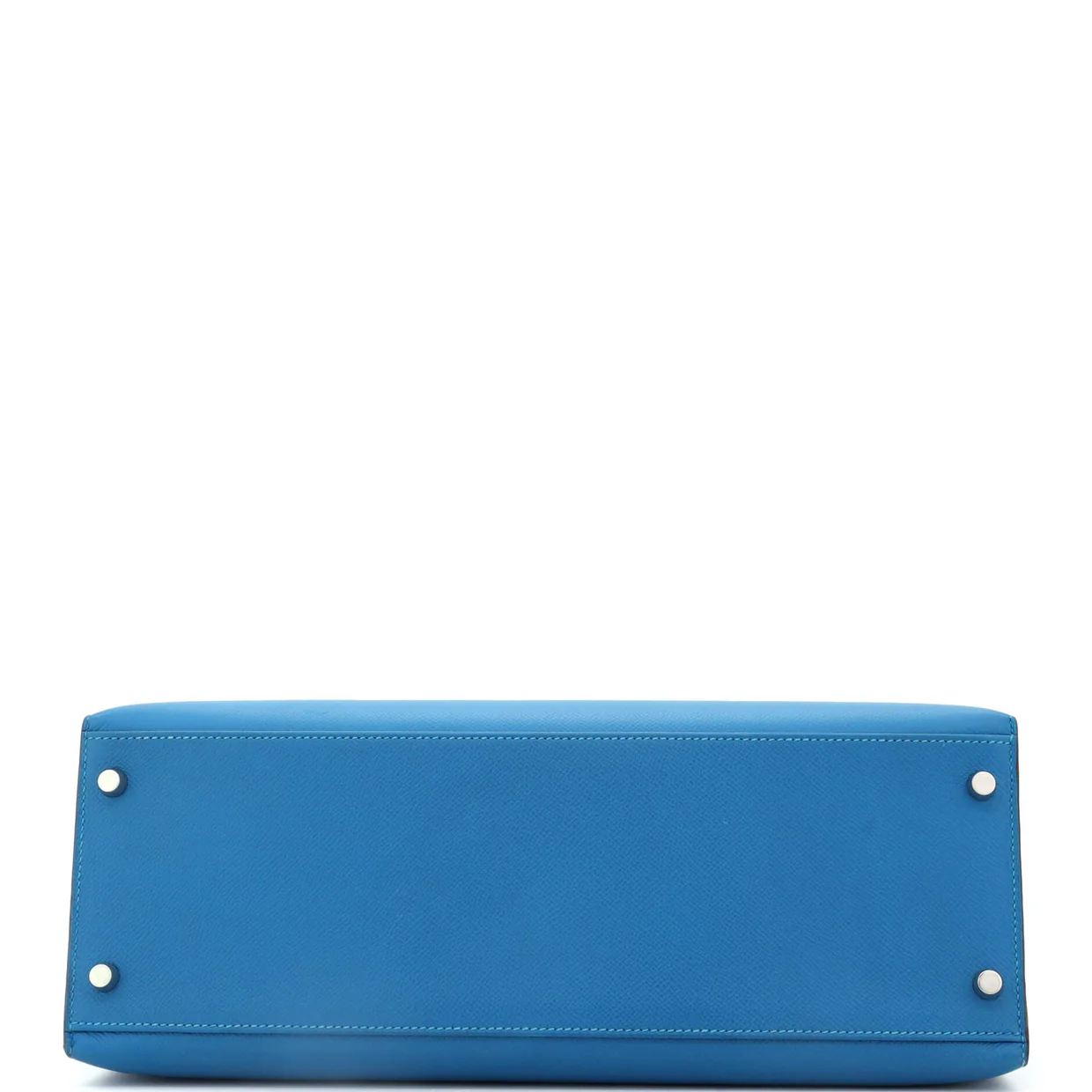 Kelly Handbag Mykonos Epsom with Palladium Hardware 35 - Deep Luxury