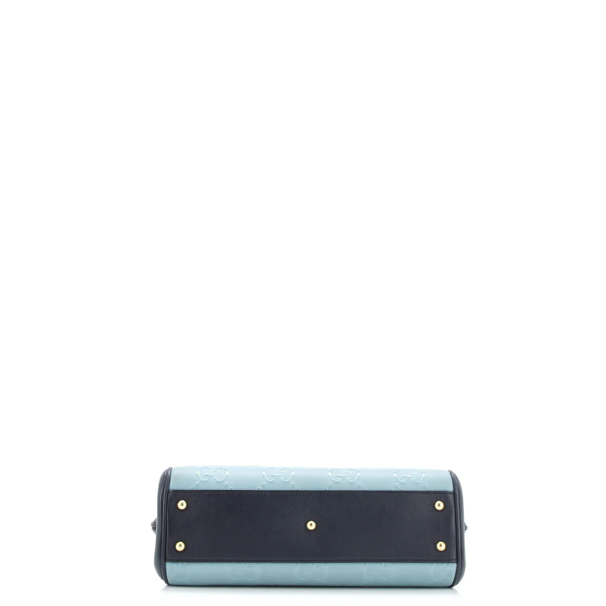 GG Padlock Top Handle Bag GG Embossed Leather Small - Deep Luxury