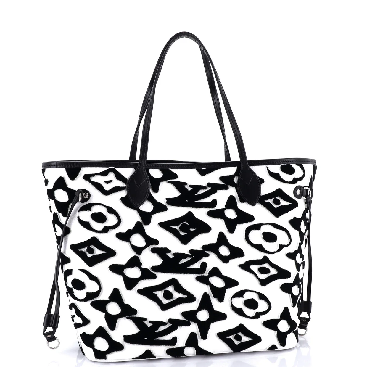 Neverfull NM Tote Limited Edition Urs Fischer Tufted Monogram Canvas MM - Deep Luxury