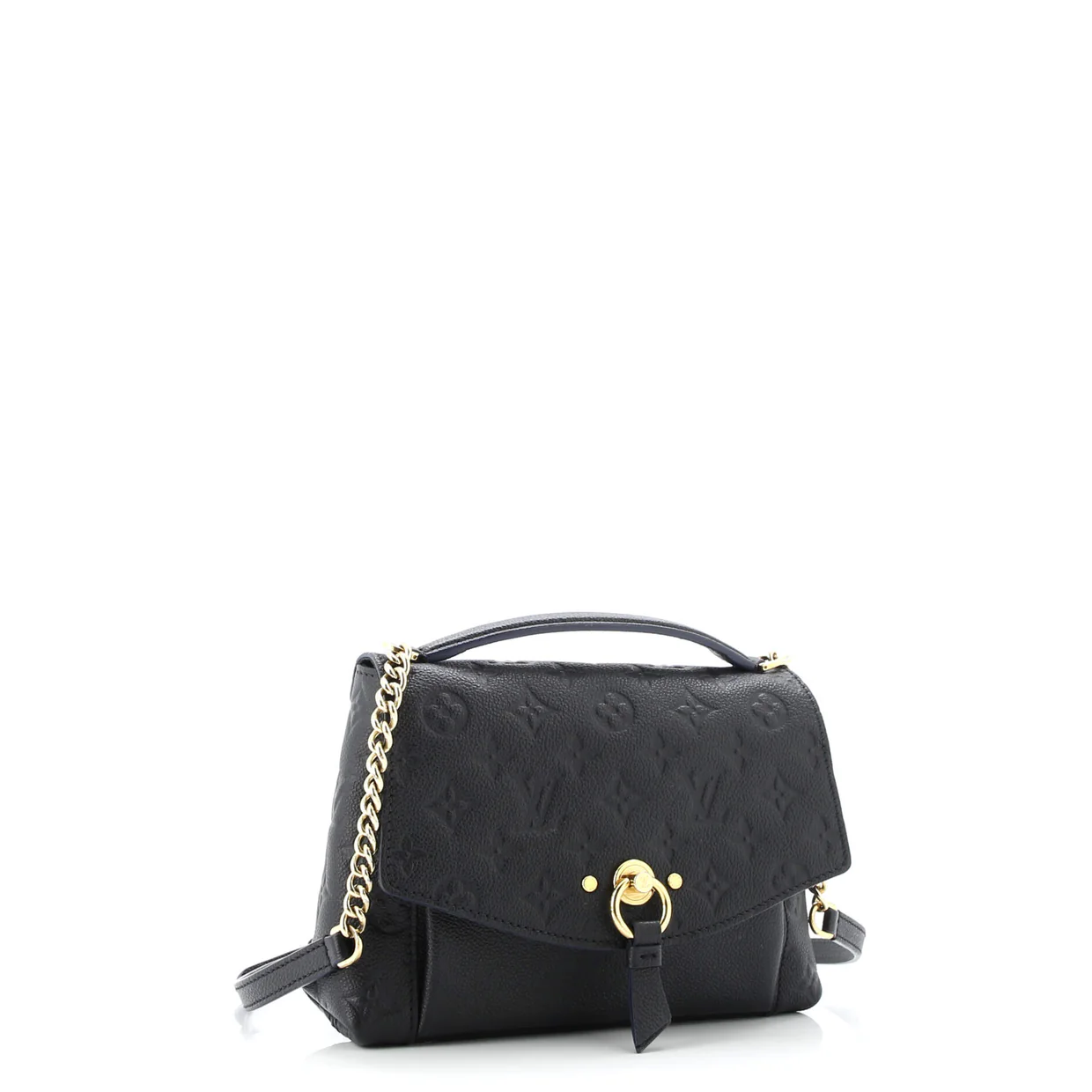 Blanche Handbag Monogram Empreinte Leather BB - Deep Luxury