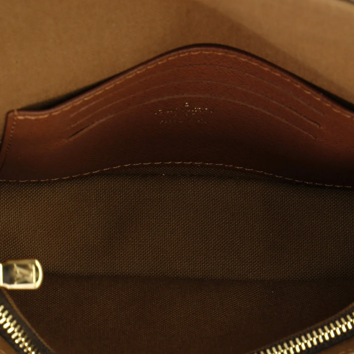 Ivy Wallet on Chain Monogram Canvas - Deep Luxury