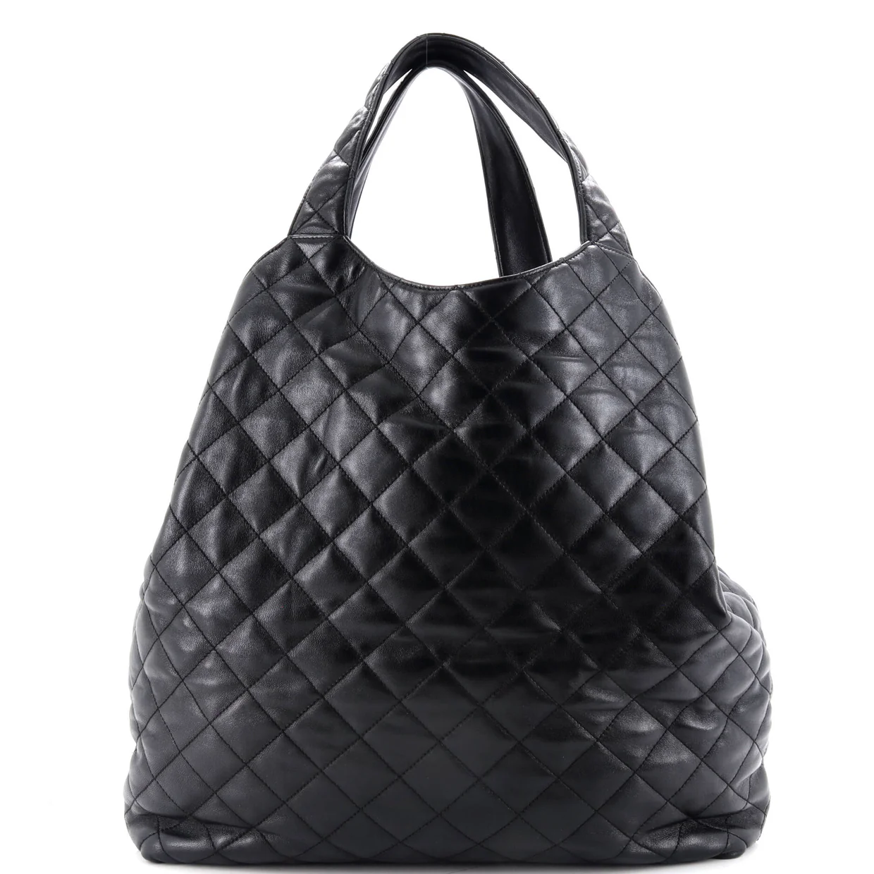 Icare Shopping Tote Quilted Leather Maxi - Deep Luxury