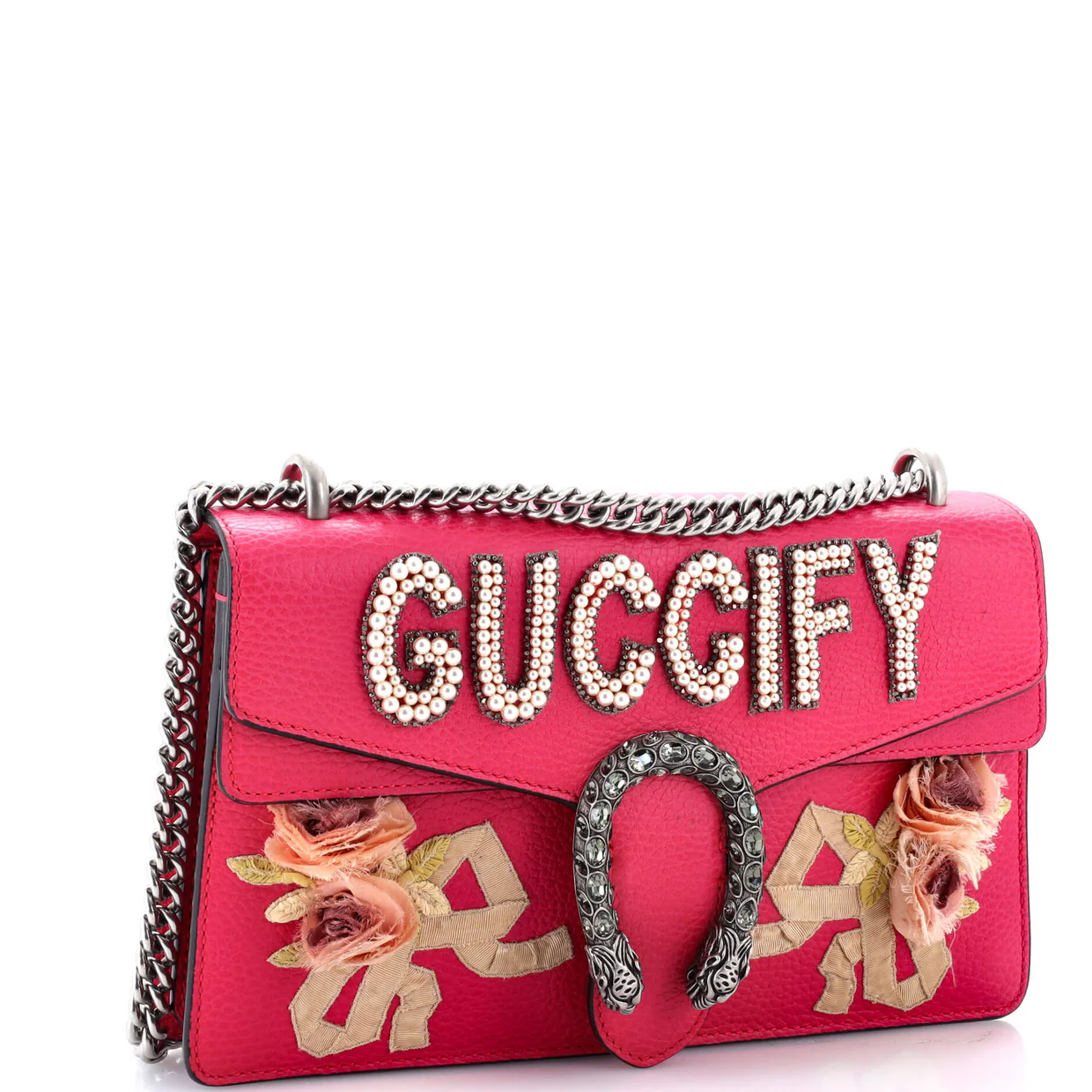 Dionysus Bag Embellished Leather Small - Deep Luxury