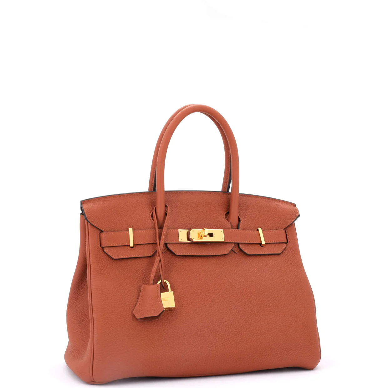 Birkin Handbag Cuivre Togo with Gold Hardware 30 - Deep Luxury