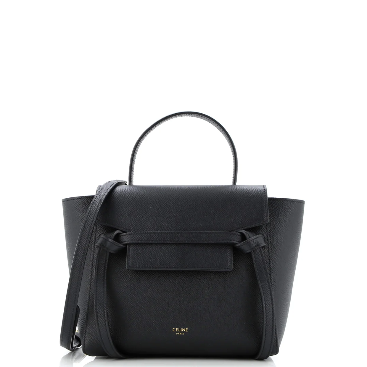 Belt Bag Textured Leather Nano - Deep Luxury