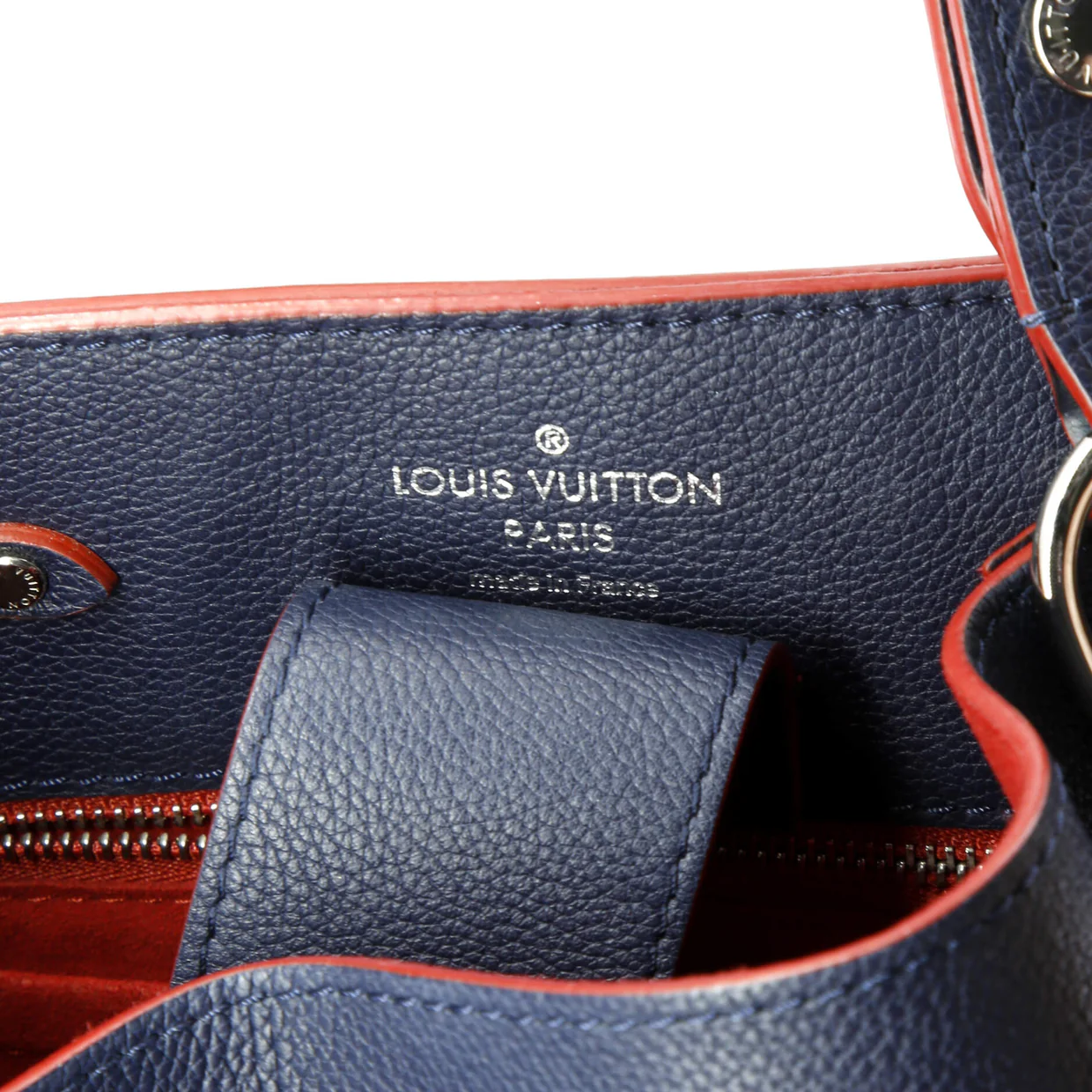 Lockme Bucket Bag Braided Leather - Deep Luxury