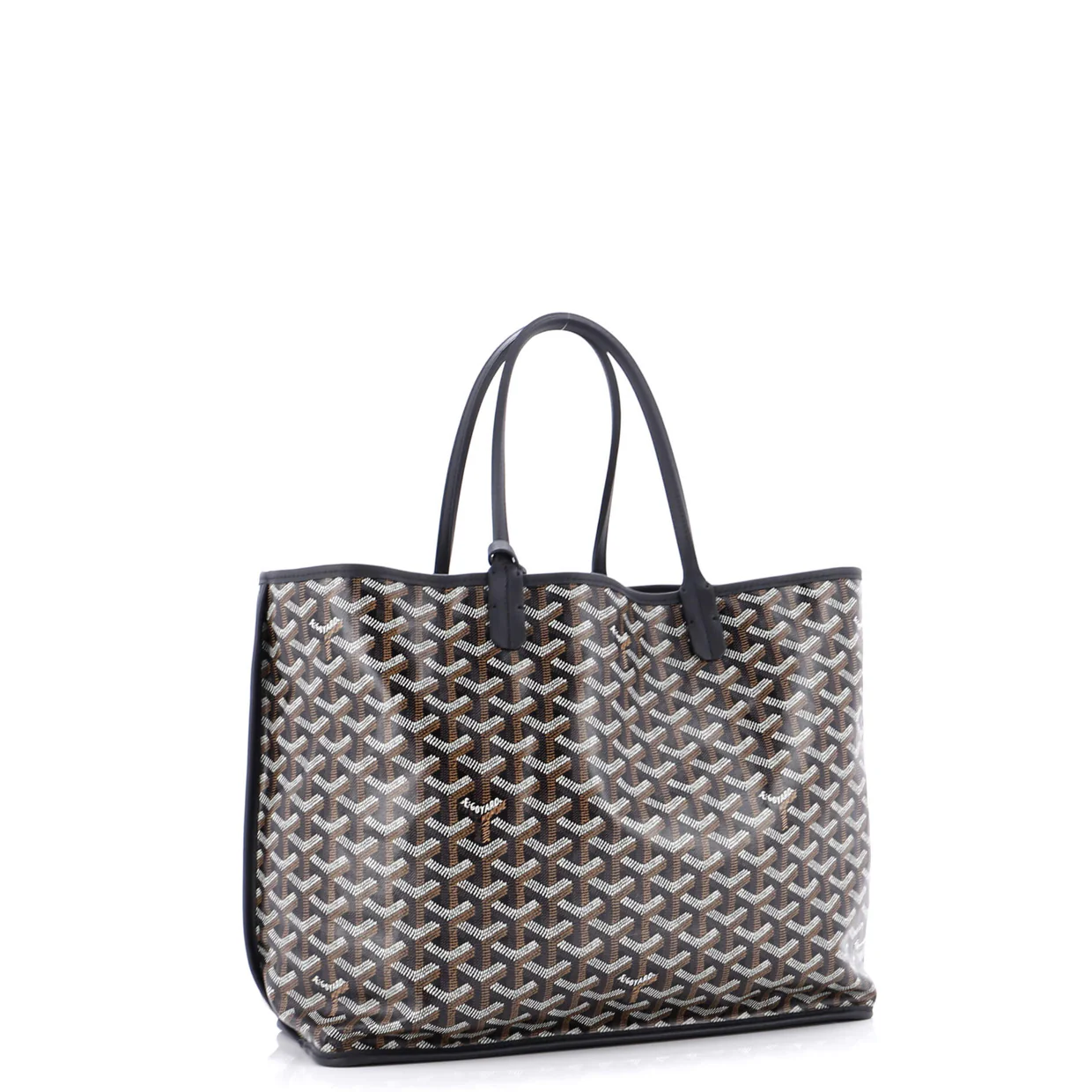 Anjou Reversible Tote Coated Canvas PM - Deep Luxury