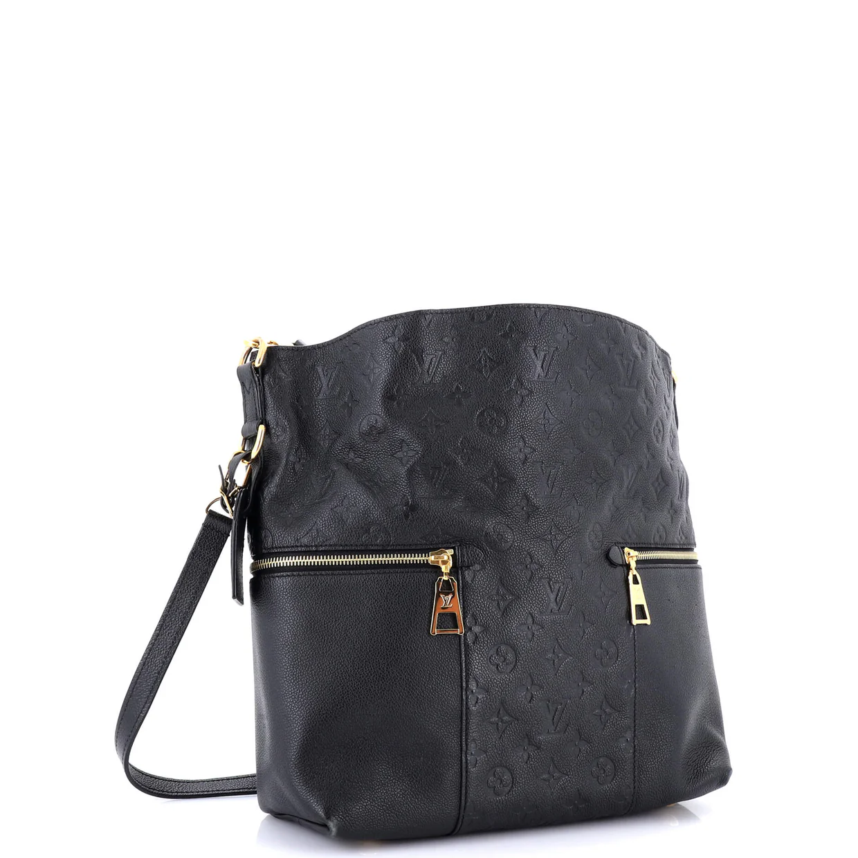 Melie Handbag Monogram Empreinte Leather - Deep Luxury