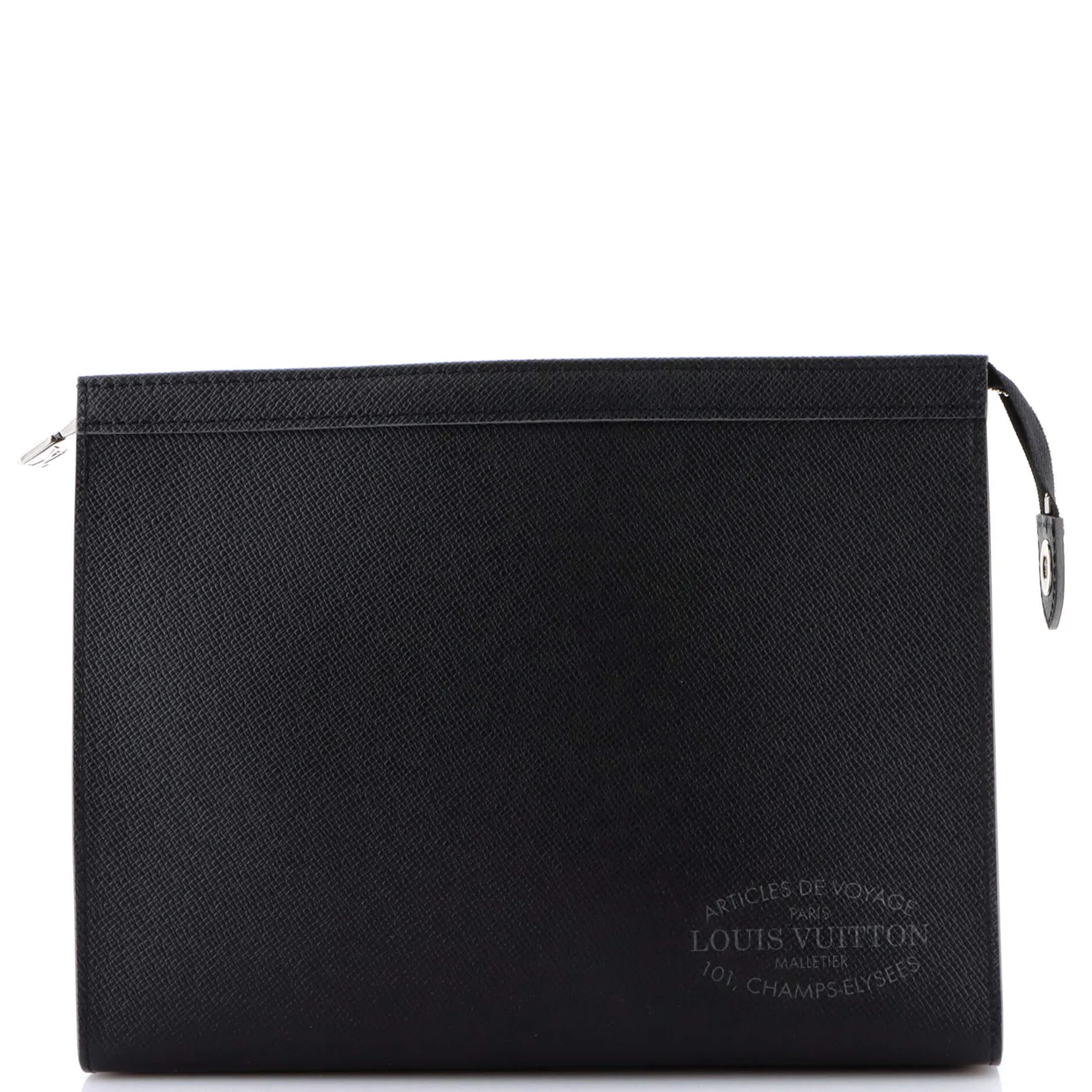 Pochette Voyage Limited Edition Malletier Taiga Leather MM - Deep Luxury