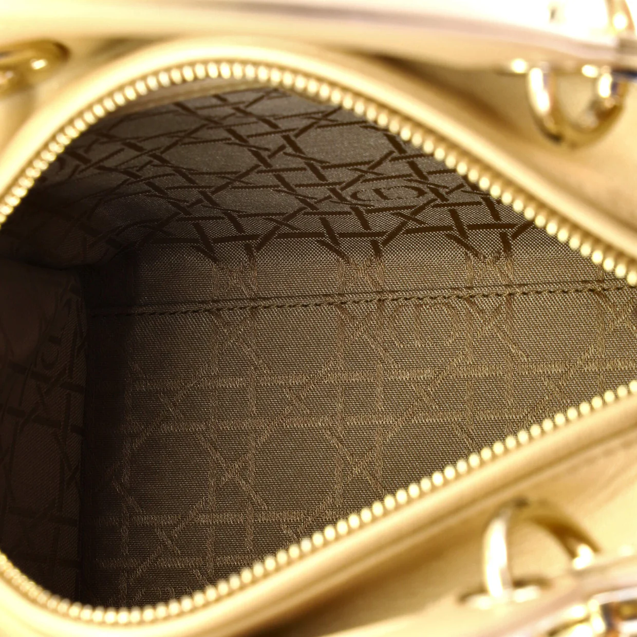 Lady Dior Bag Cannage Quilt Lambskin Medium - Deep Luxury