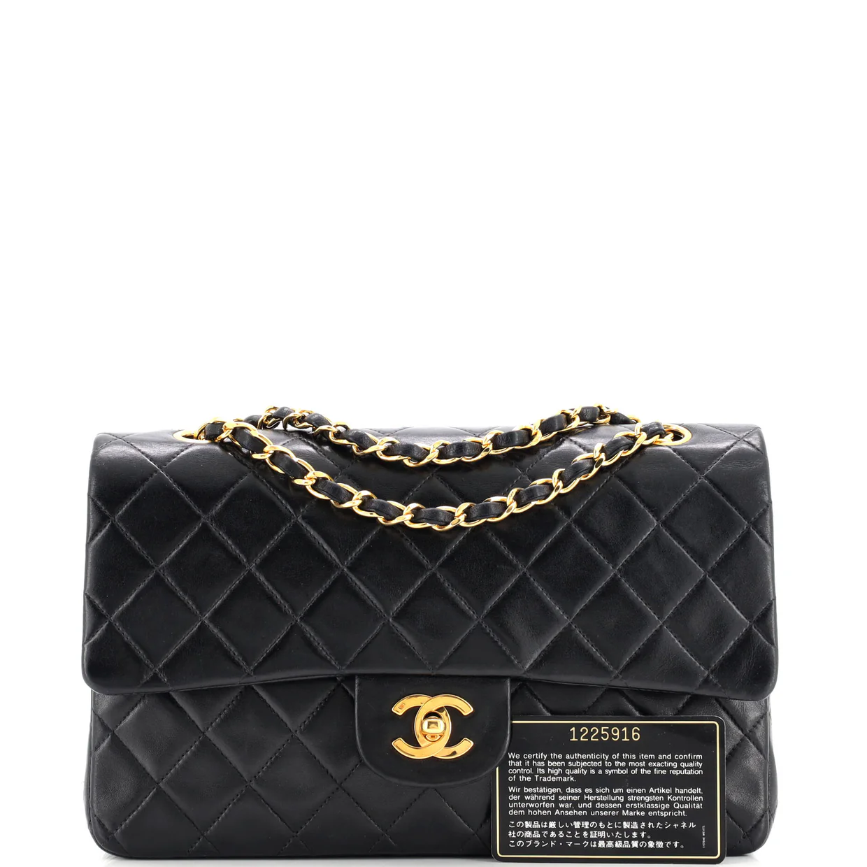 Vintage Classic Double Flap Bag Quilted Lambskin Medium - Deep Luxury