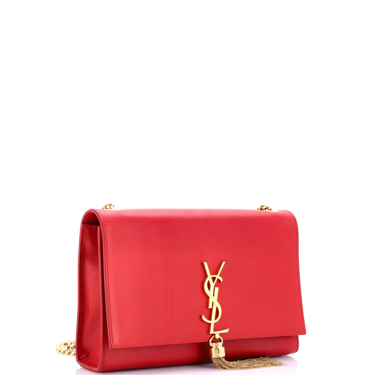 Classic Monogram Tassel Crossbody Bag Leather Medium - Deep Luxury