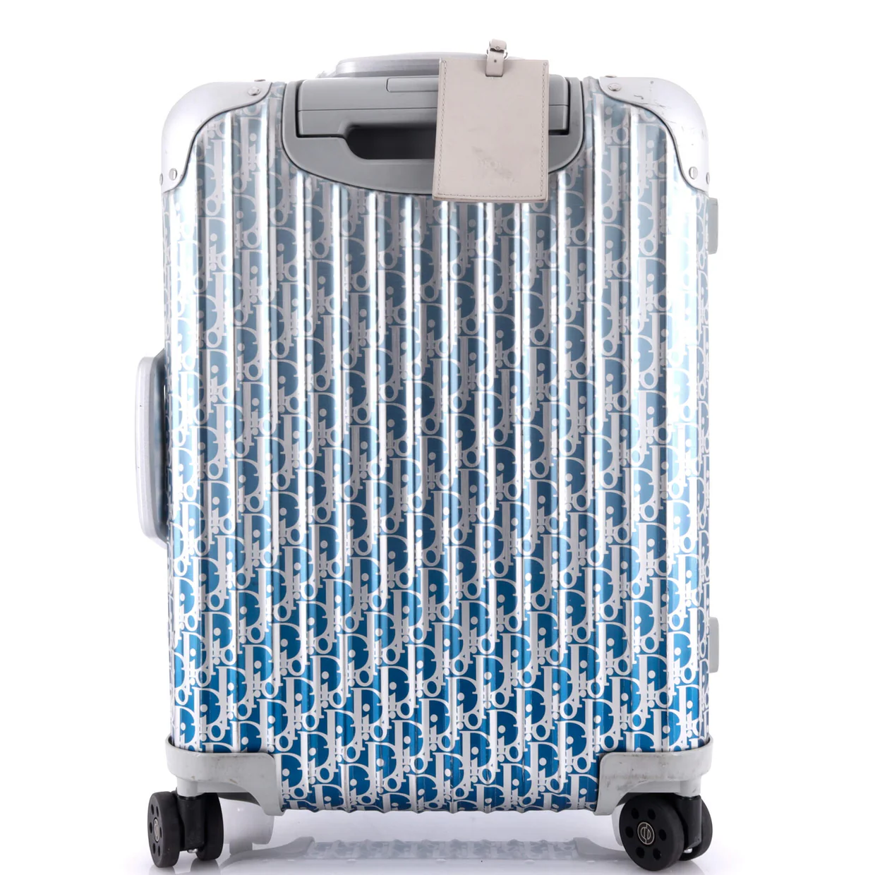 Dior x Rimowa Cabin Trolley Oblique Aluminum - Deep Luxury