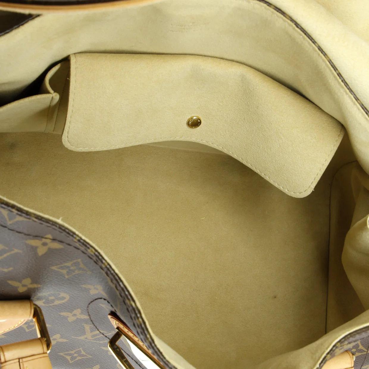 Beverly Handbag Monogram Canvas GM - Deep Luxury