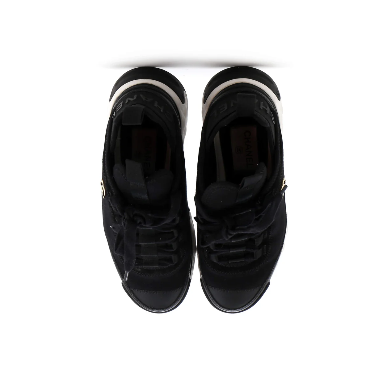 Women's CC Cap Toe Logo Sneakers Mixed Fibers - Deep Luxury