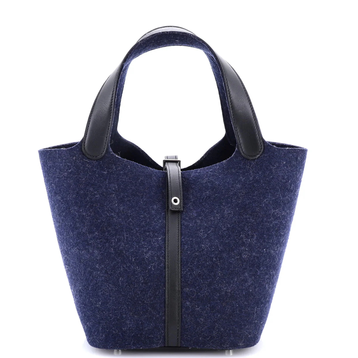 Picotin Lock Bag Felt with Leather MM - Deep Luxury