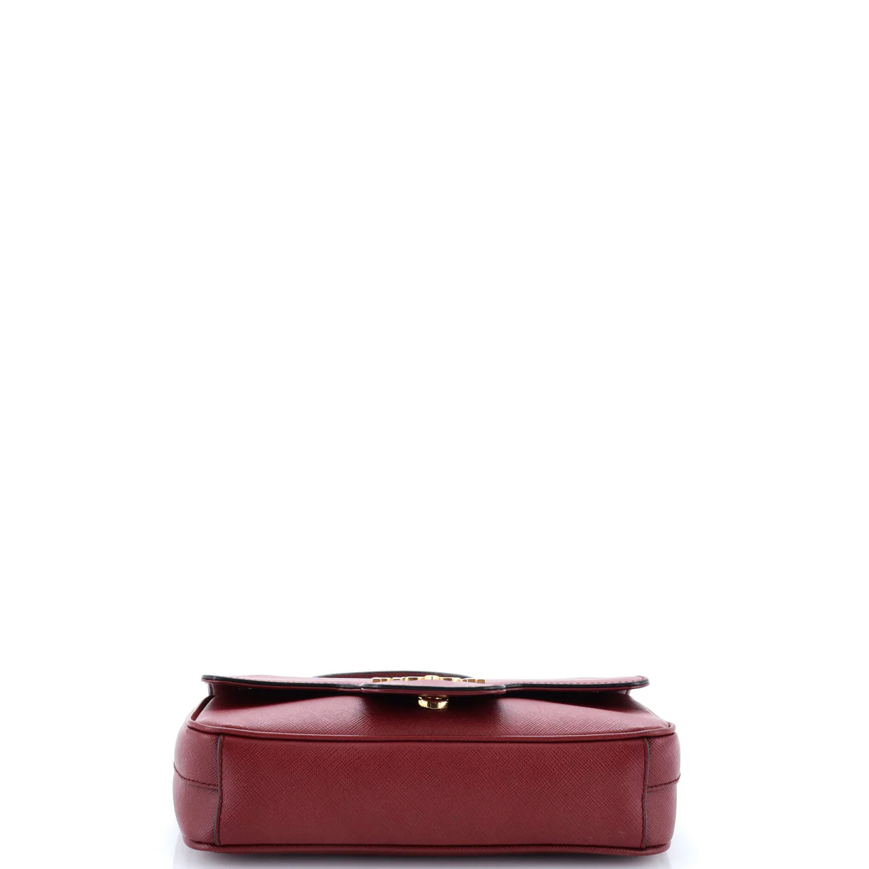 Pattina Flap Shoulder Bag Saffiano Leather Small - Deep Luxury