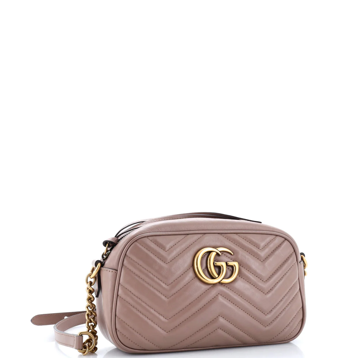 GG Marmont Shoulder Bag Matelasse Leather Small - Deep Luxury