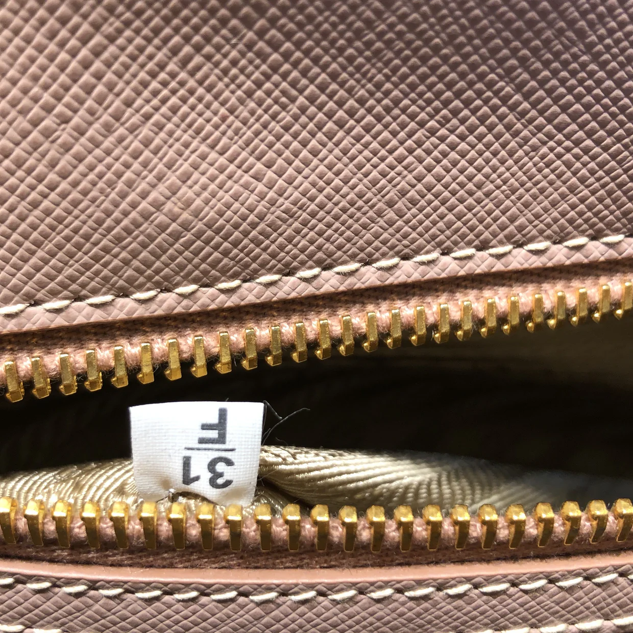 Double Zip Lux Tote Saffiano Leather Medium - Deep Luxury