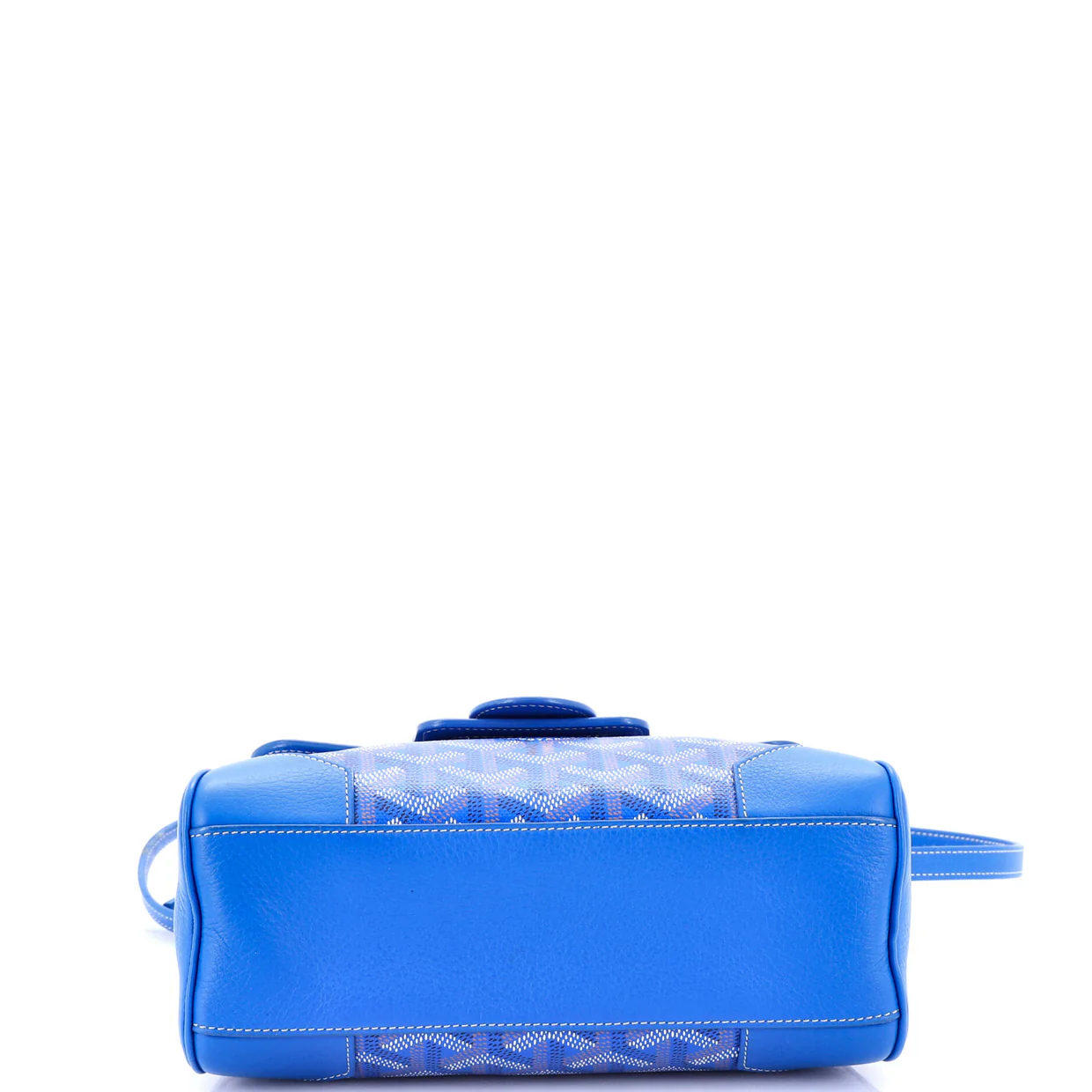 Saigon Top Handle Bag Coated Canvas with Leather Mini - Deep Luxury