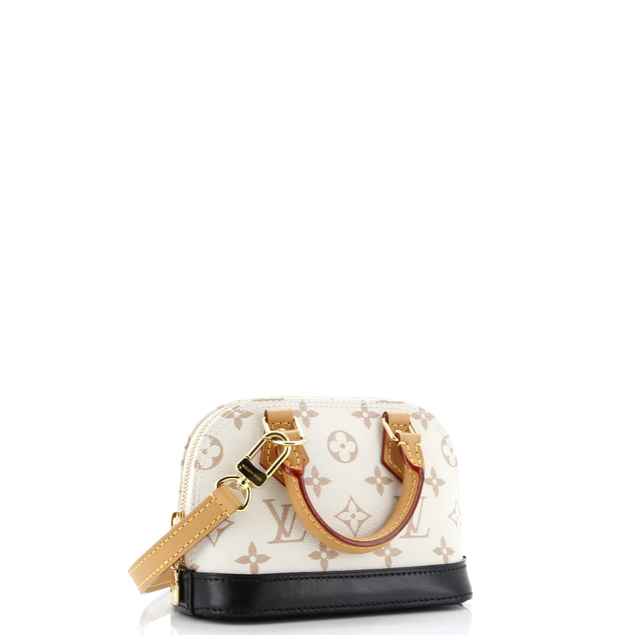 Alma Handbag Monogram Dune Canvas Nano - Deep Luxury