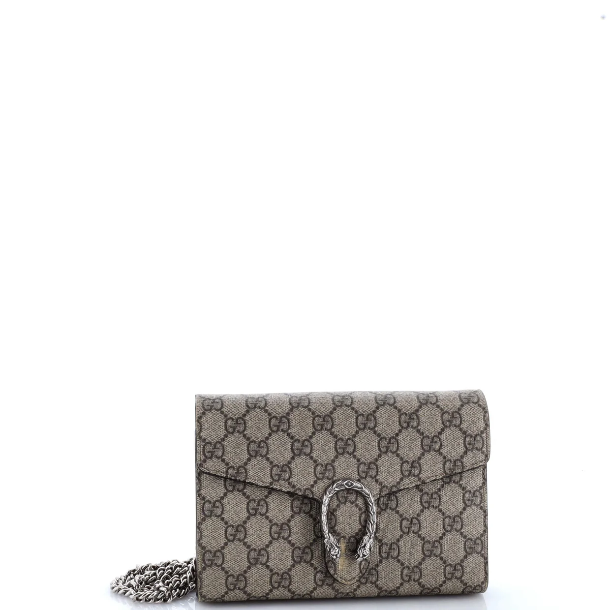 Dionysus Chain Wallet GG Coated Canvas Small - Deep Luxury