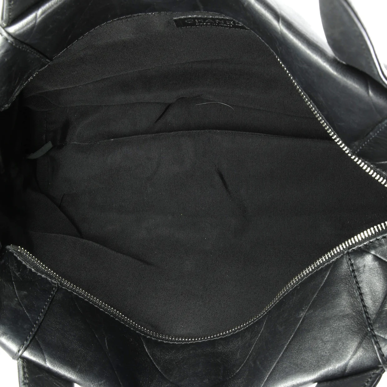 All Day Long Tote Chevron Leather Medium - Deep Luxury