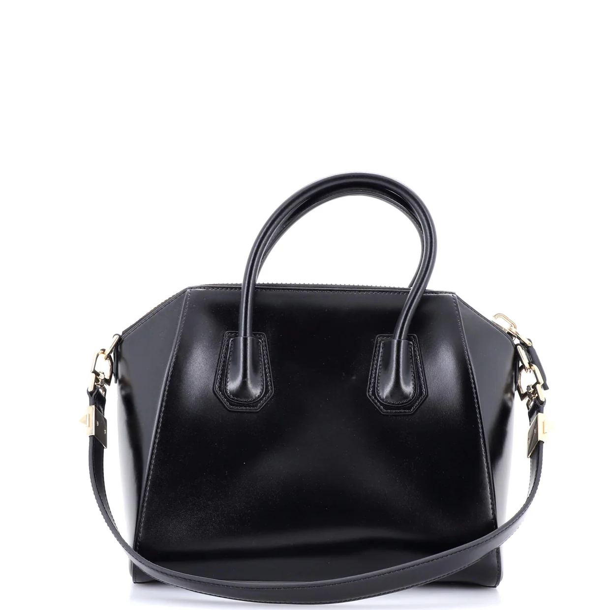 Antigona Bag Glazed Leather Small - Deep Luxury