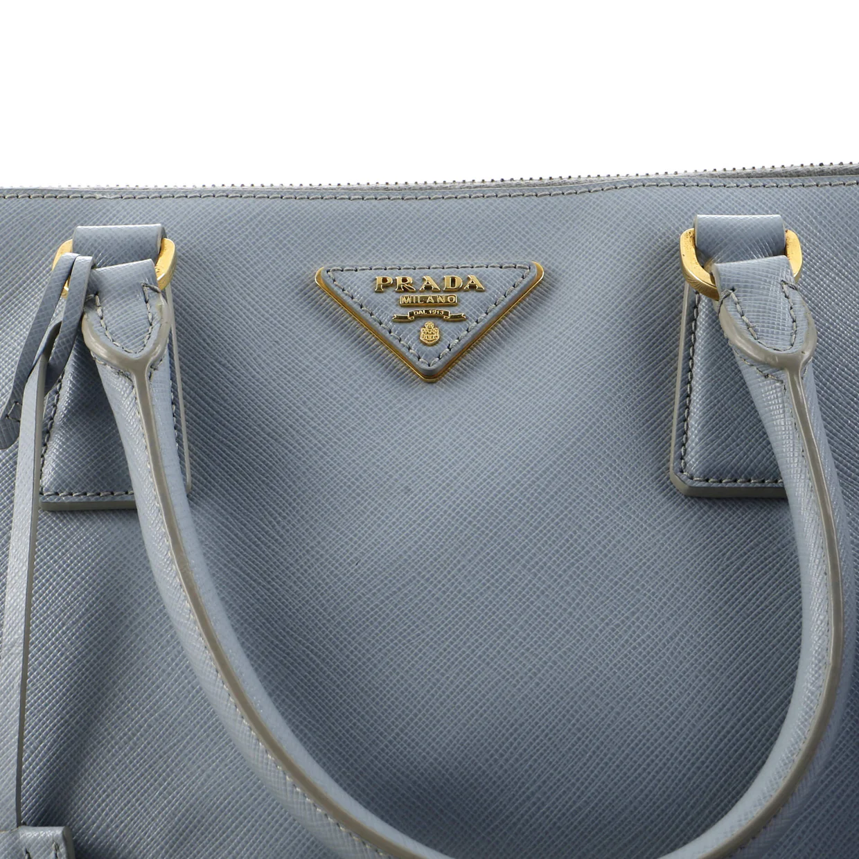 Double Zip Lux Tote Saffiano Leather Large - Deep Luxury
