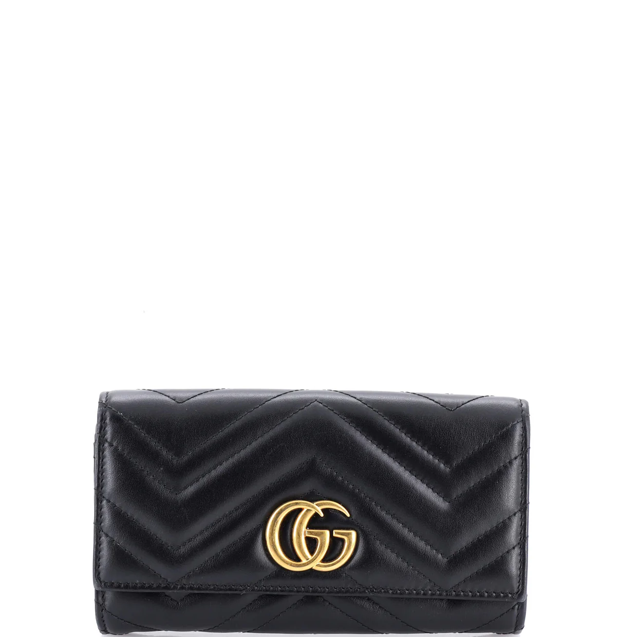 GG Marmont Continental Wallet Matelasse Leather - Deep Luxury