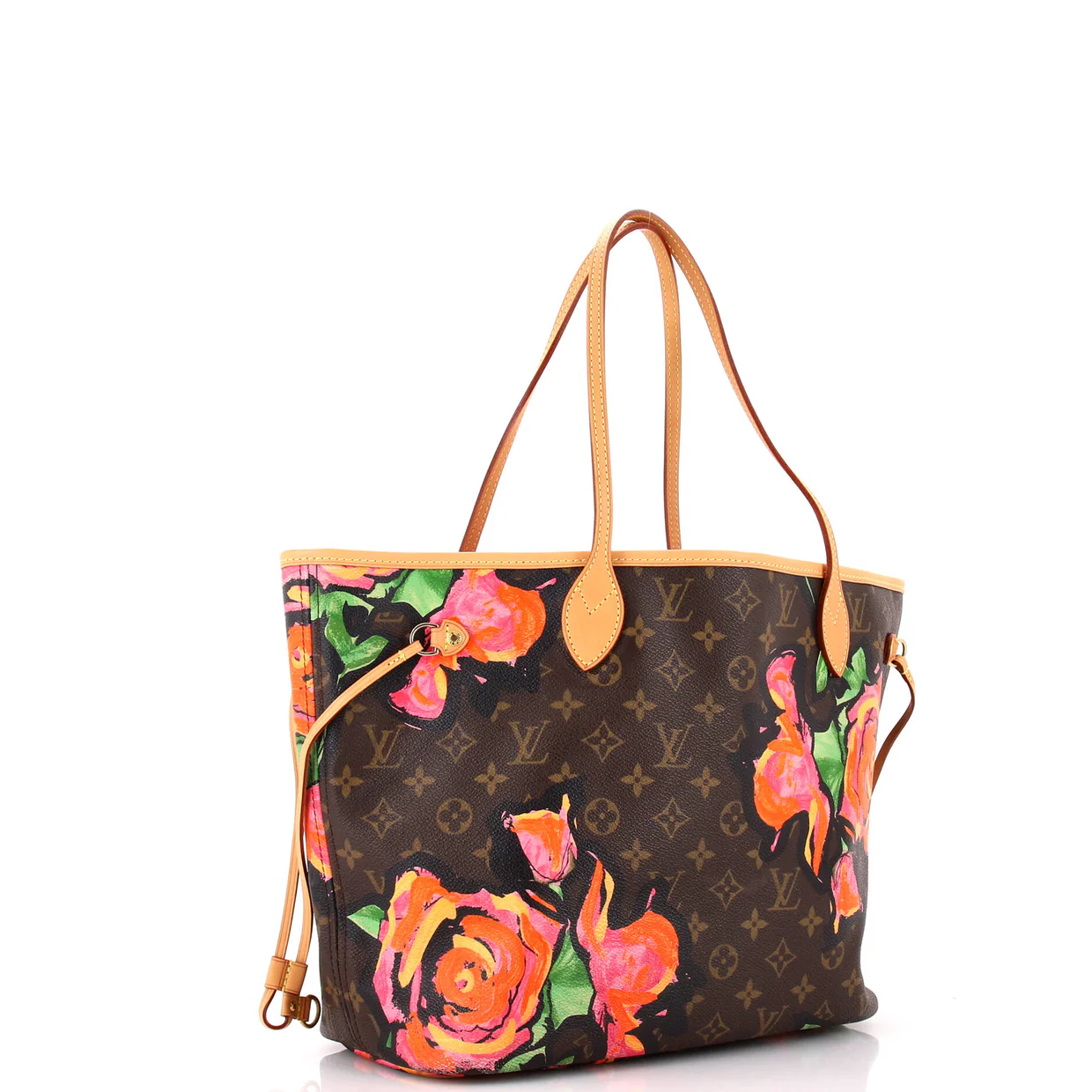 Neverfull Tote Limited Edition Monogram Roses MM - Deep Luxury