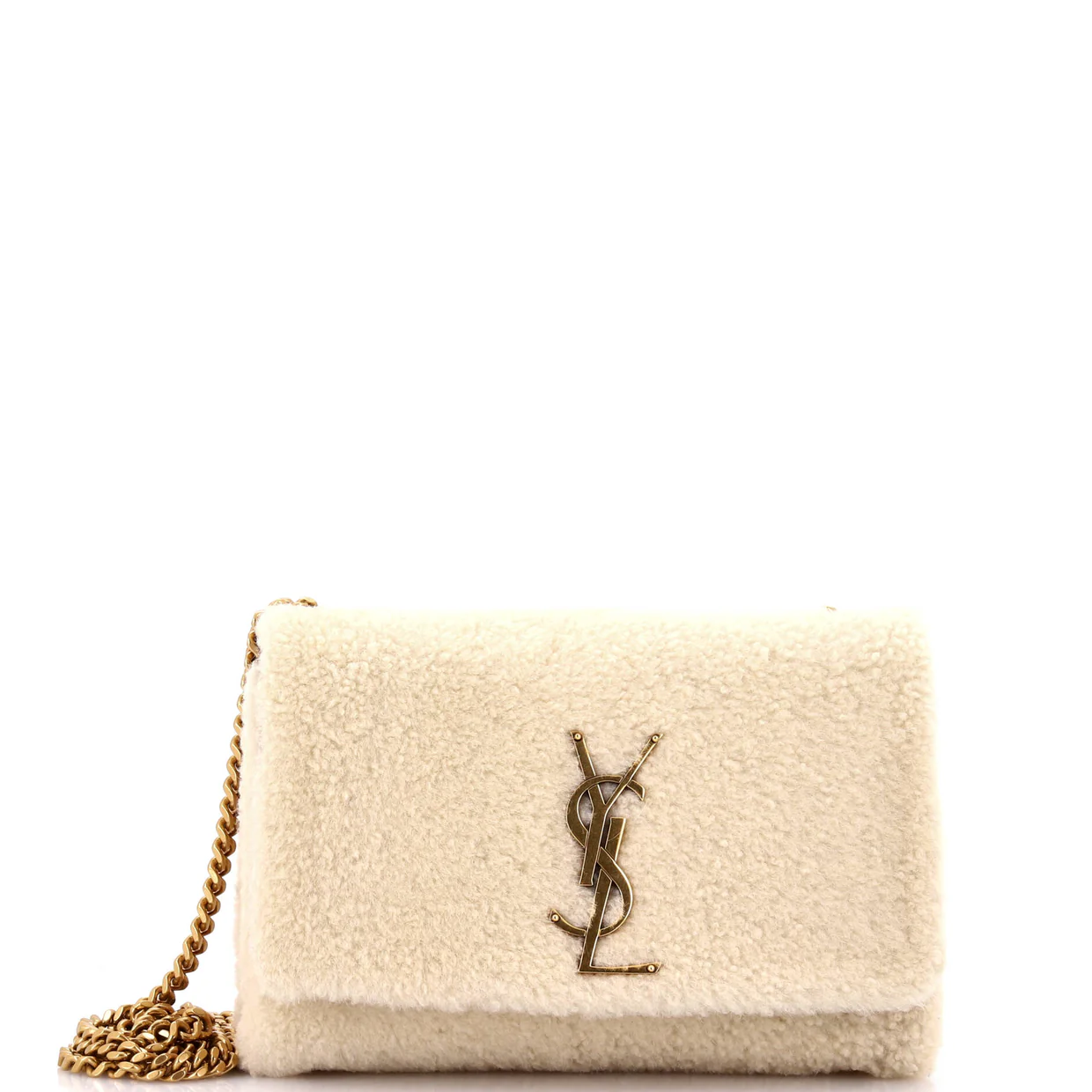 Classic Monogram Crossbody Bag Shearling Small - Deep Luxury