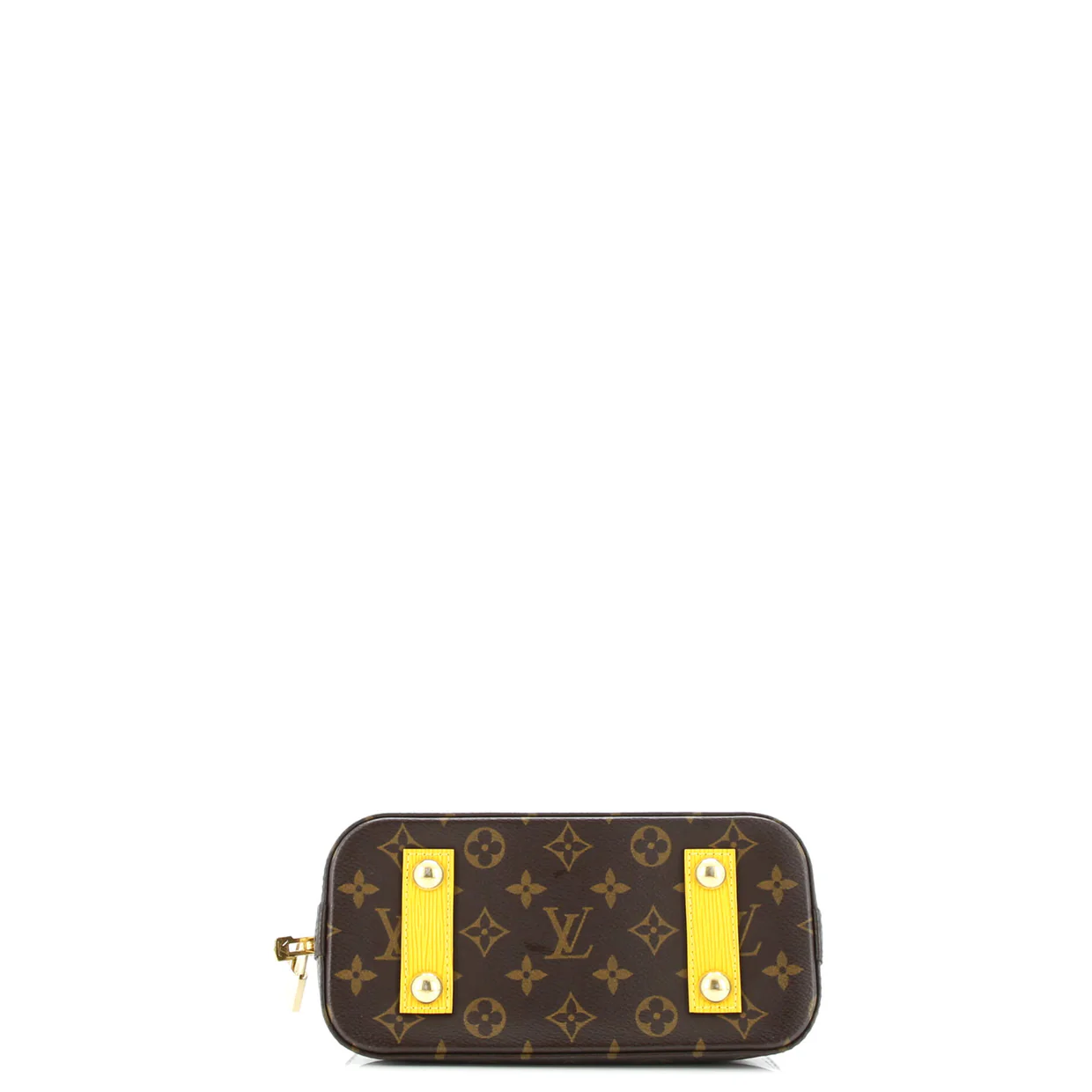 Alma Handbag Monogram Vernis with Monogram Canvas and Epi Leather BB - Deep Luxury