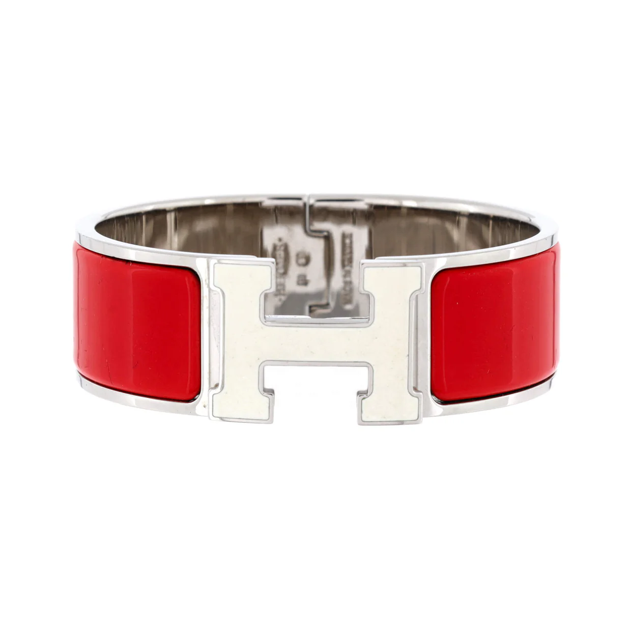 Clic H Bracelet Enamel Wide - Deep Luxury
