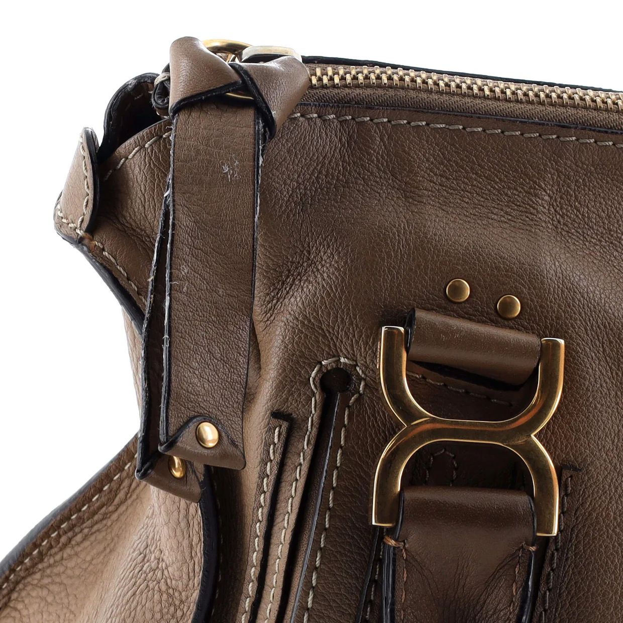 Marcie Satchel Leather Large - Deep Luxury