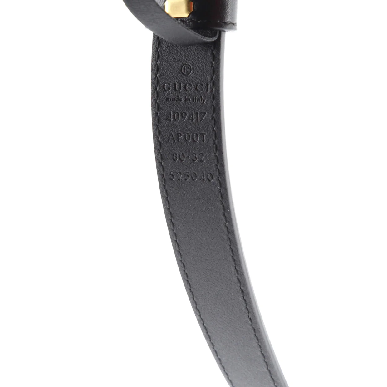 GG Marmont Belt Leather Thin - Deep Luxury