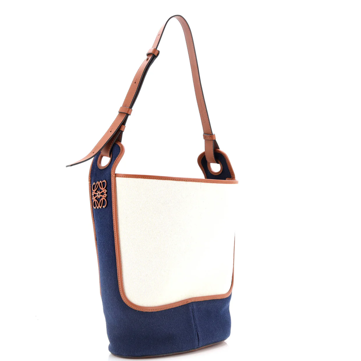 Paula's Ibiza Balloon Hobo Canvas with Leather Medium - Deep Luxury