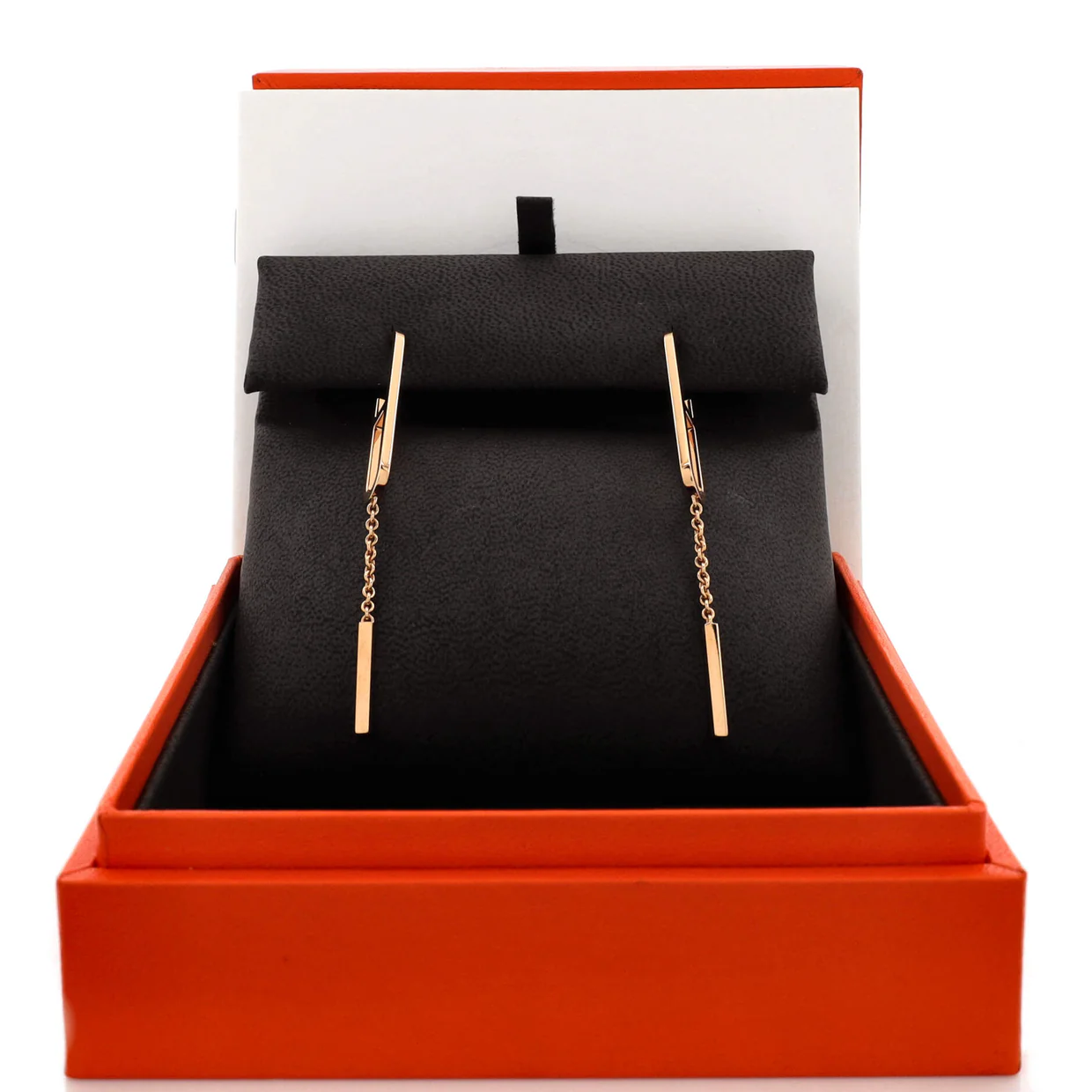 Ever Chaine d'Ancre Dangling Earrings 18K Rose Gold Medium - Deep Luxury
