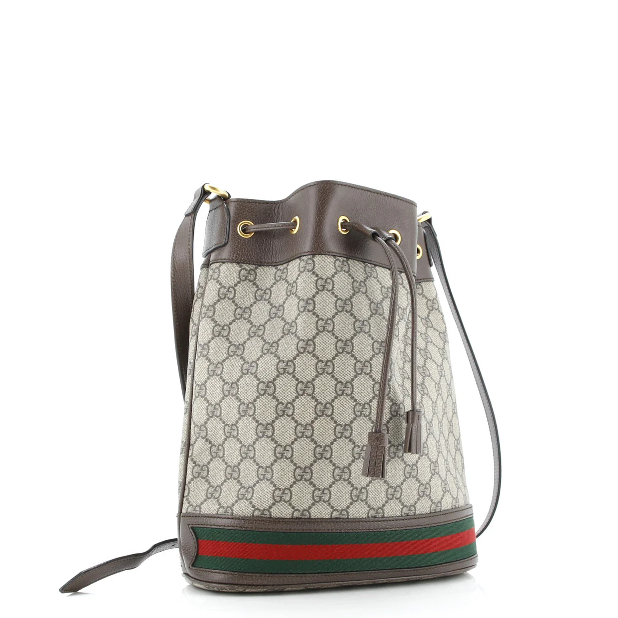 Ophidia Bucket Bag GG Coated Canvas Medium - Deep Luxury