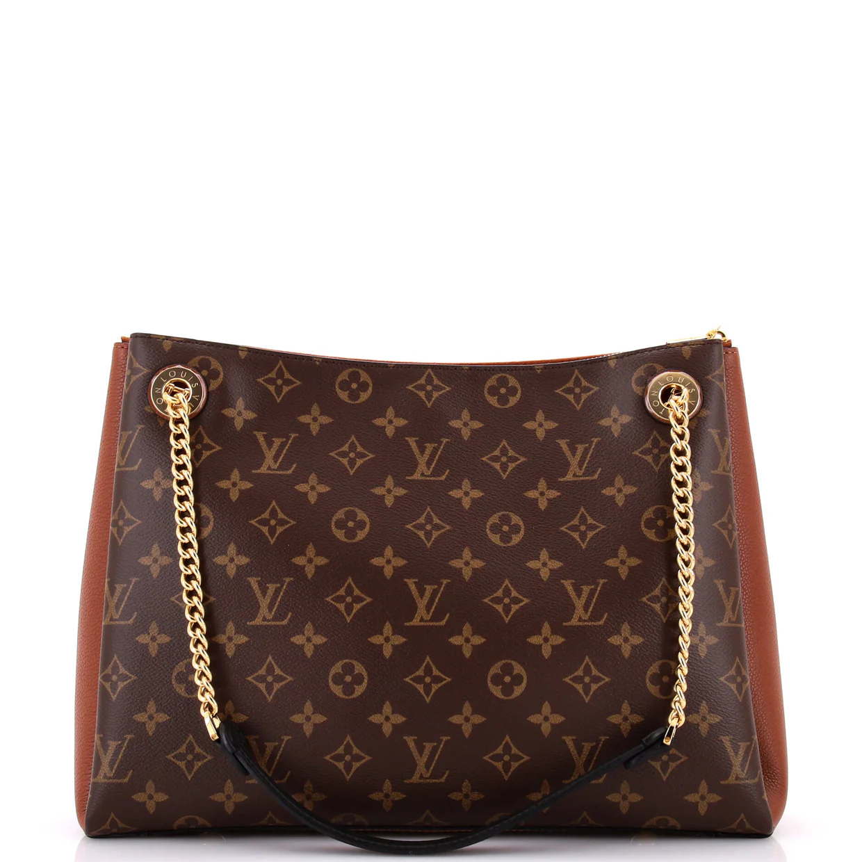 Surene Handbag Monogram Canvas with Leather MM - Deep Luxury