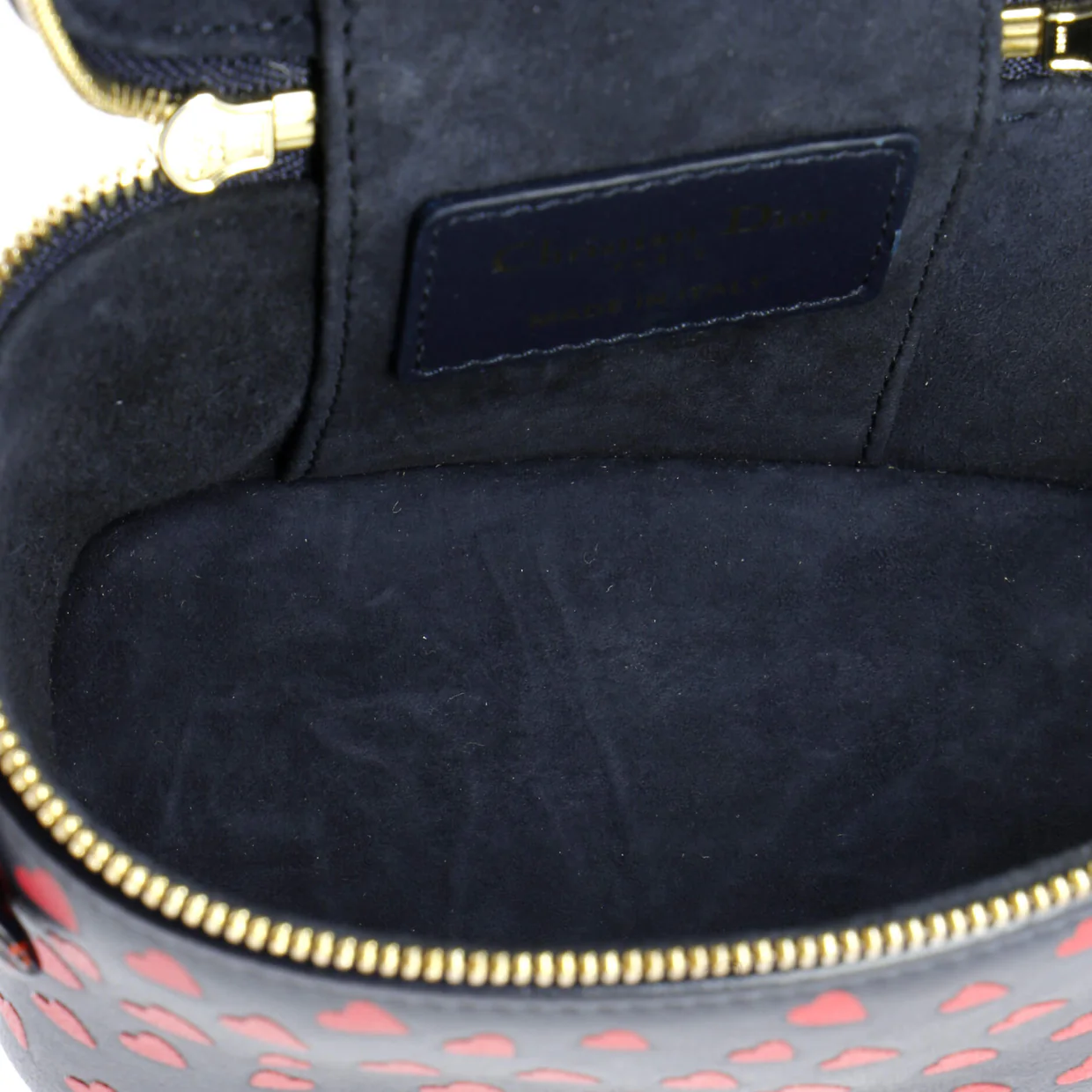 Lady Dior Vanity Case Printed Leather Micro - Deep Luxury