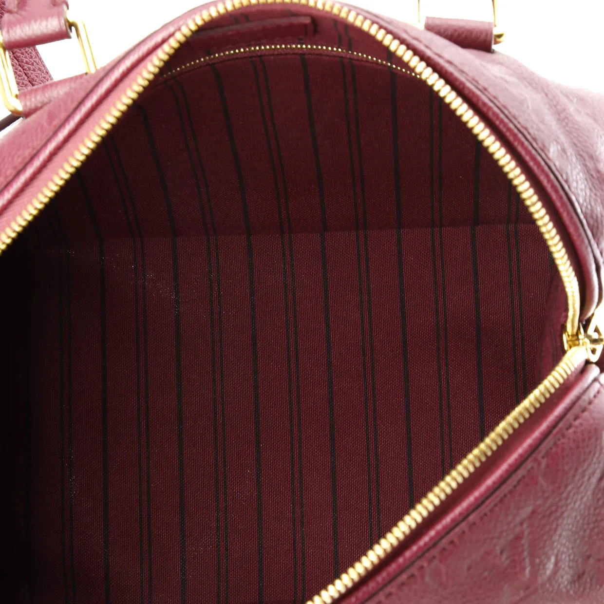 Speedy Bandouliere Bag Monogram Empreinte Leather 25 - Deep Luxury