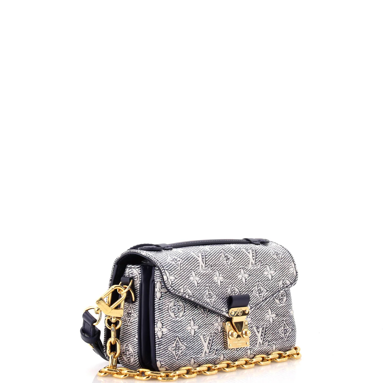 Pochette Metis Monoglam Jacquard Canvas East West - Deep Luxury