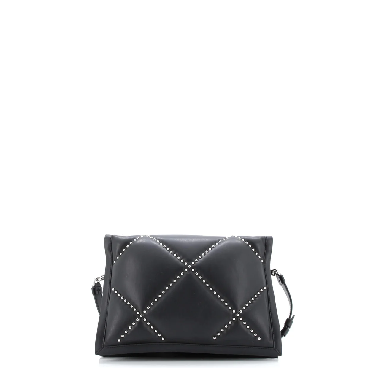 Viva Bow Flap Bag Studded Leather Small - Deep Luxury