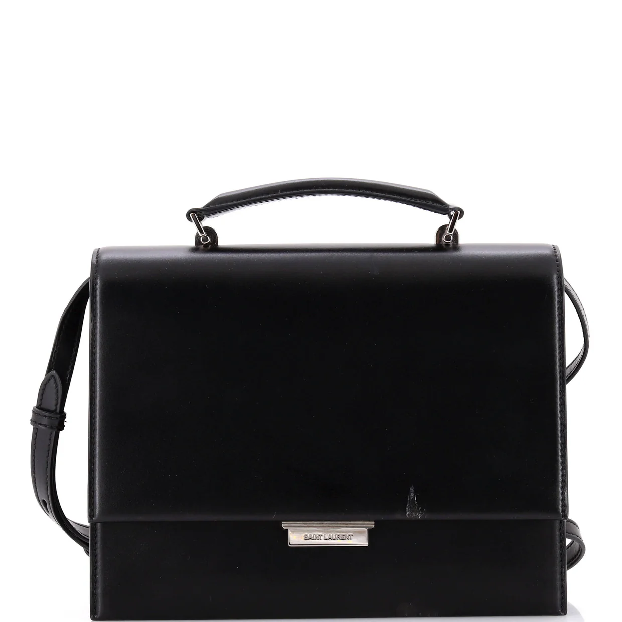 Babylone Top Handle Bag Leather Medium - Deep Luxury