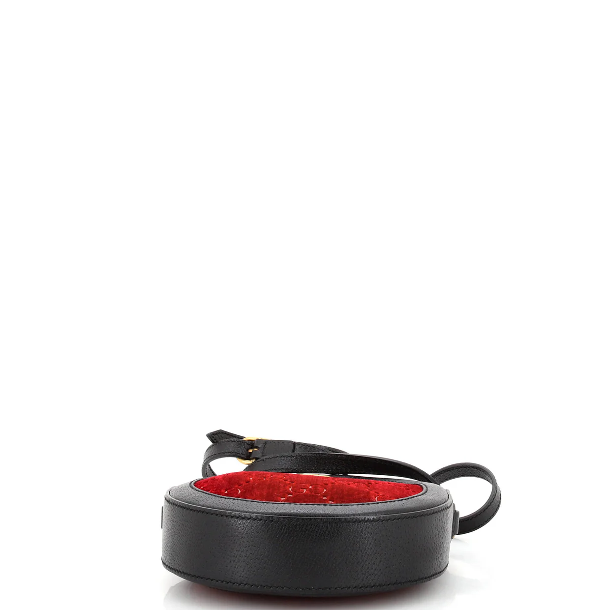 Ophidia Round Shoulder Bag GG Velvet Mini - Deep Luxury