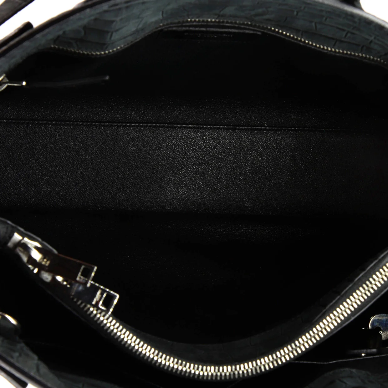 Sac de Jour NM Bag Crocodile Embossed Leather Small - Deep Luxury