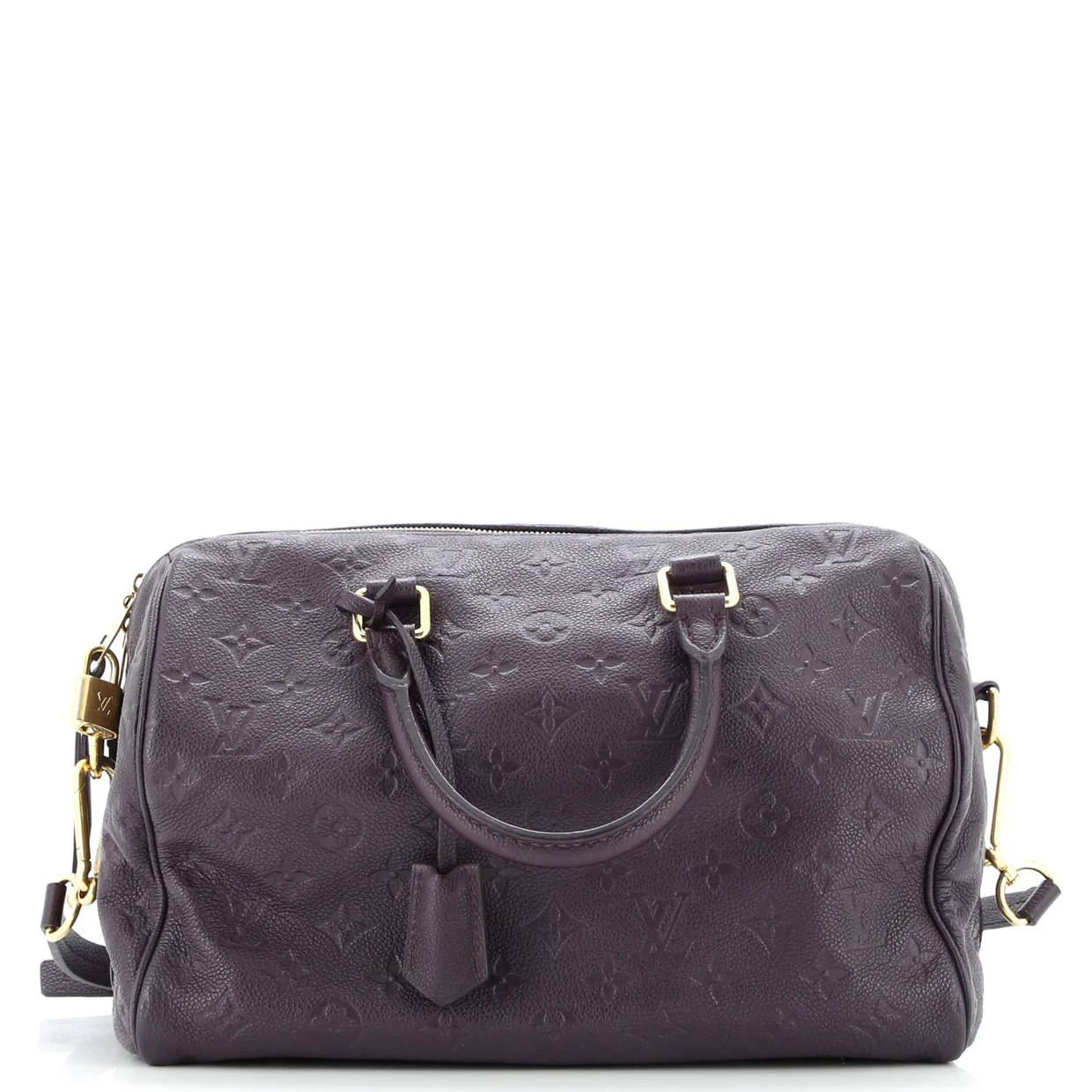 Speedy Bandouliere Bag Monogram Empreinte Leather 30 - Deep Luxury