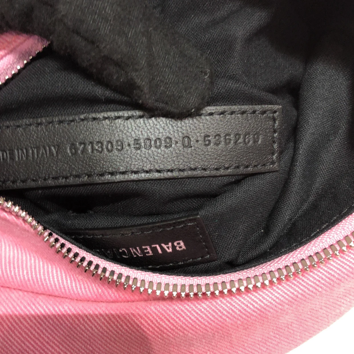 Le Cagole Giant Studs Shoulder Bag Denim with Crystals XS - Deep Luxury